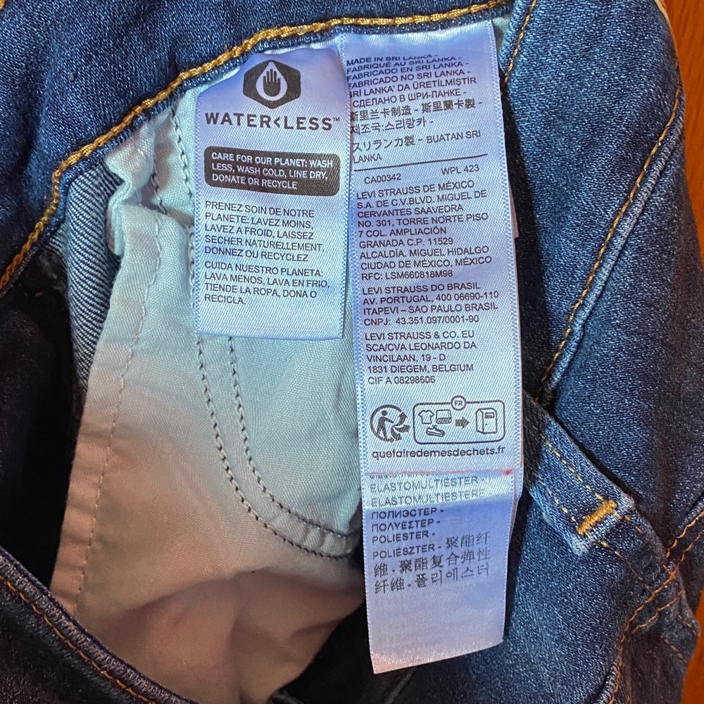 Levi's Deep Indigo Flare Jeans - Picture 7 of 7